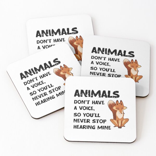 Item preview, Animals Don't Have A Voice, Wildlife Warrior designed and sold by SportyDogShop.
