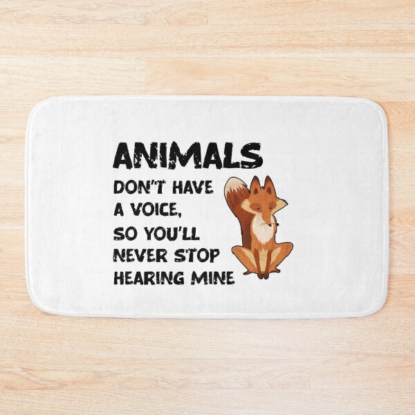 Item preview, Animals Don't Have A Voice, Wildlife Warrior designed and sold by SportyDogShop.