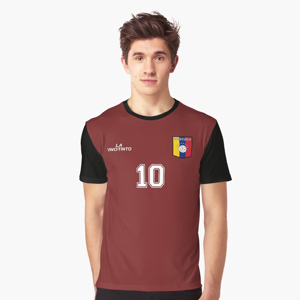 Venezuela Football Team Soccer Retro Jersey La Vinotinto T-Shirt aesthetic  clothes vintage t shirt t