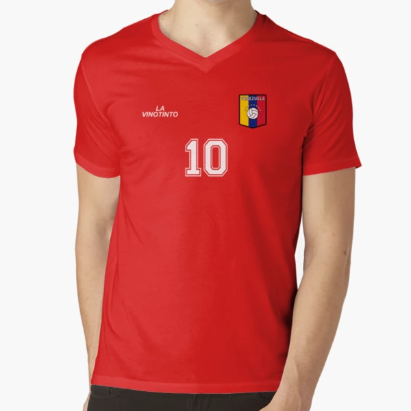 Venezuela Football Team Soccer Retro Jersey La Vinotinto T-Shirt aesthetic  clothes vintage t shirt t shirts for men