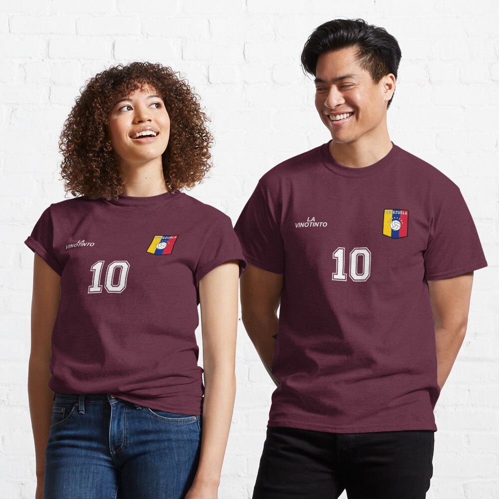 Venezuela Football Team Soccer Retro Jersey La Vinotinto T-Shirt aesthetic  clothes vintage t shirt t shirts for men