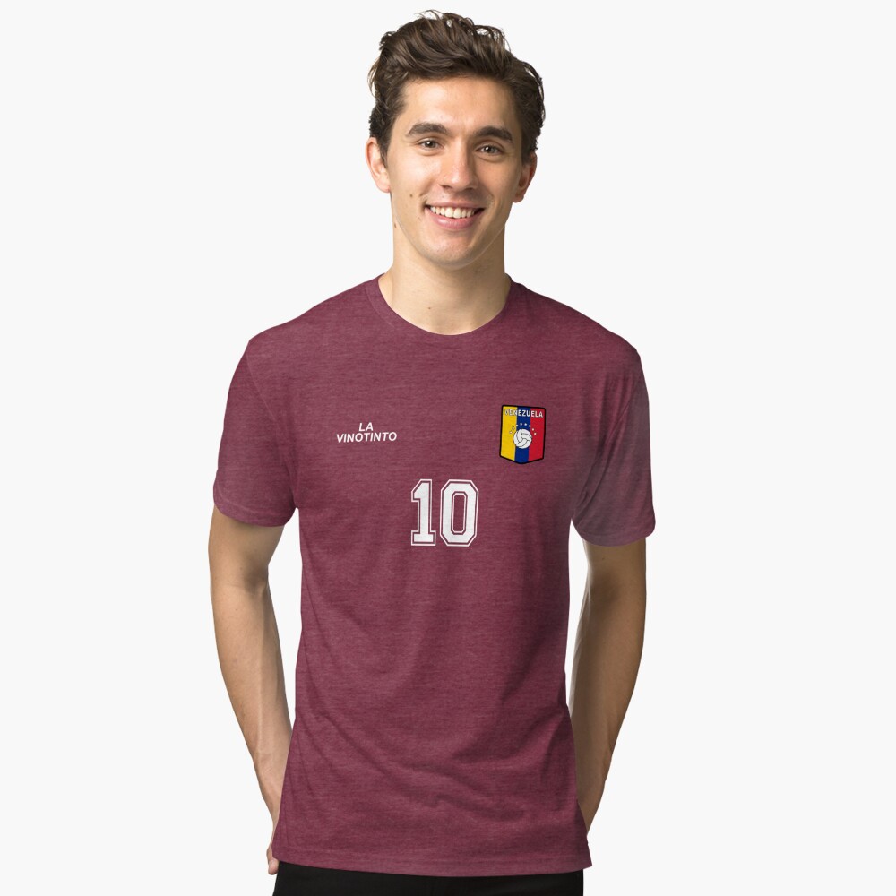 Venezuela Soccer Football Vinotinto Design for Venezuelans T-Shirt