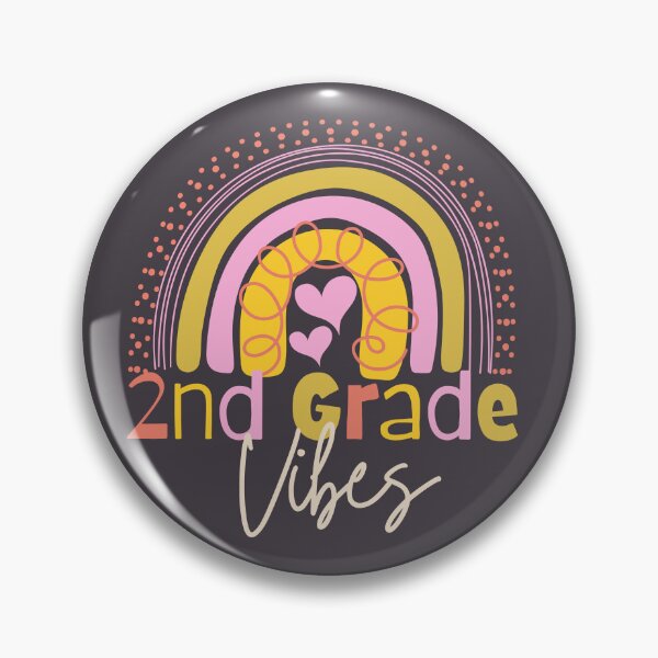 Item preview, 2nd Grade Vibes Retro designed and sold by SunfullyYours.
