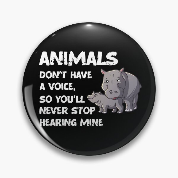 Item preview, Animals Don't Have A Voice, Wildlife Warrior designed and sold by SportyDogShop.