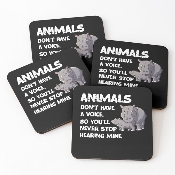 Item preview, Animals Don't Have A Voice, Wildlife Warrior designed and sold by SportyDogShop.