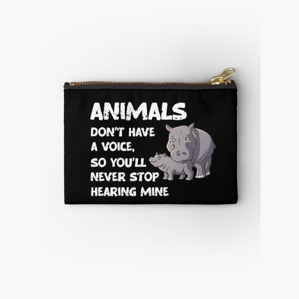 Item preview, Animals Don't Have A Voice, Wildlife Warrior designed and sold by SportyDogShop.