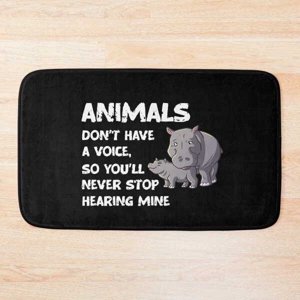 Item preview, Animals Don't Have A Voice, Wildlife Warrior designed and sold by SportyDogShop.