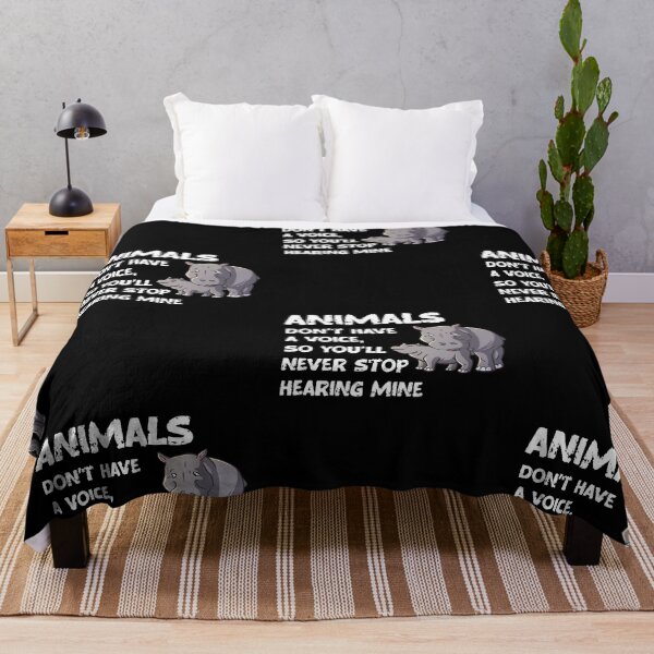 Item preview, Animals Don't Have A Voice, Wildlife Warrior designed and sold by SportyDogShop.