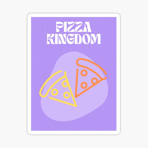 "Pizza Kingdom, College Park" Sticker for Sale by jenisava Redbubble