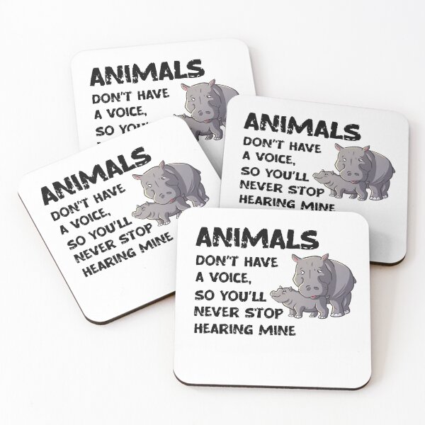 Item preview, Animals Don't Have A Voice, Wildlife Warrior designed and sold by SportyDogShop.