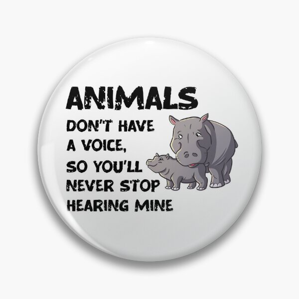 Item preview, Animals Don't Have A Voice, Wildlife Warrior designed and sold by SportyDogShop.
