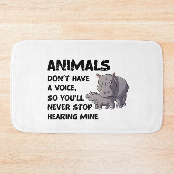 Item preview, Animals Don't Have A Voice, Wildlife Warrior designed and sold by SportyDogShop.