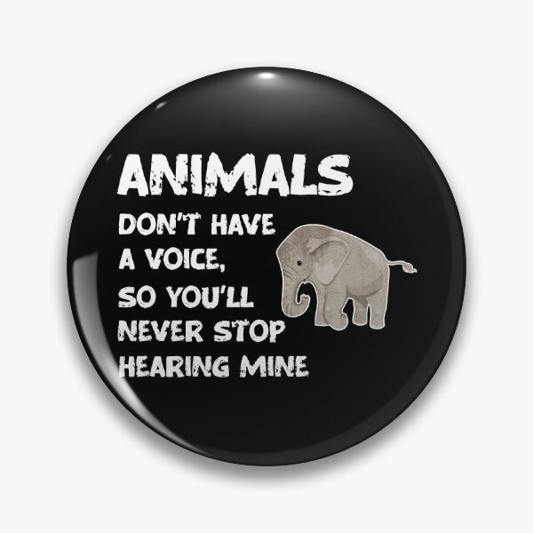 Item preview, Animals Don't Have A Voice, Wildlife Warrior designed and sold by SportyDogShop.