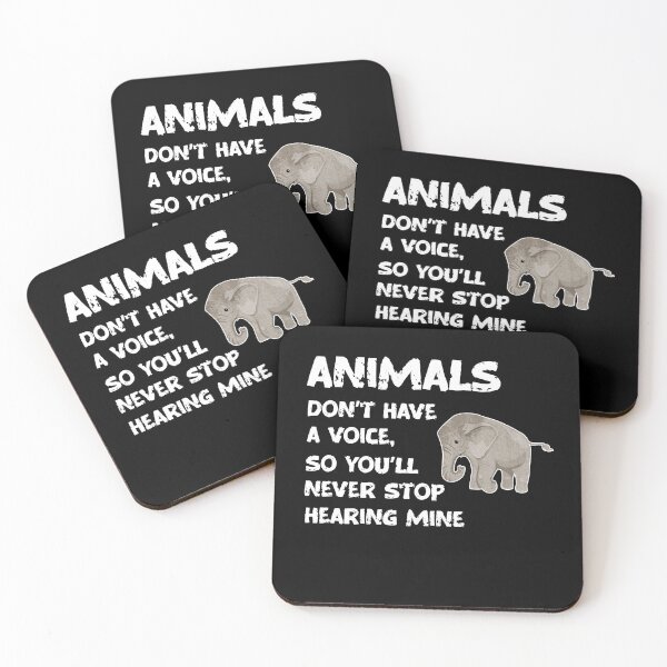 Item preview, Animals Don't Have A Voice, Wildlife Warrior designed and sold by SportyDogShop.