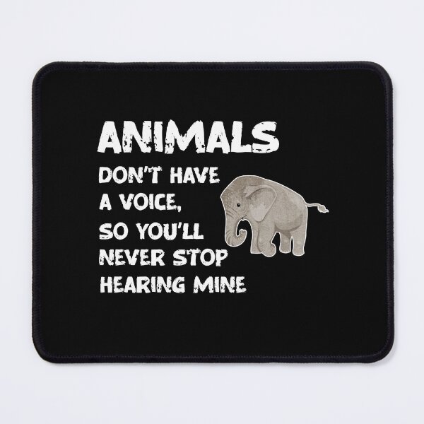 Item preview, Animals Don't Have A Voice, Wildlife Warrior designed and sold by SportyDogShop.