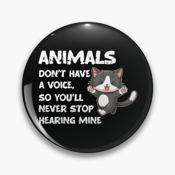 Item preview, Animals Don't Have A Voice, Wildlife Warrior designed and sold by SportyDogShop.