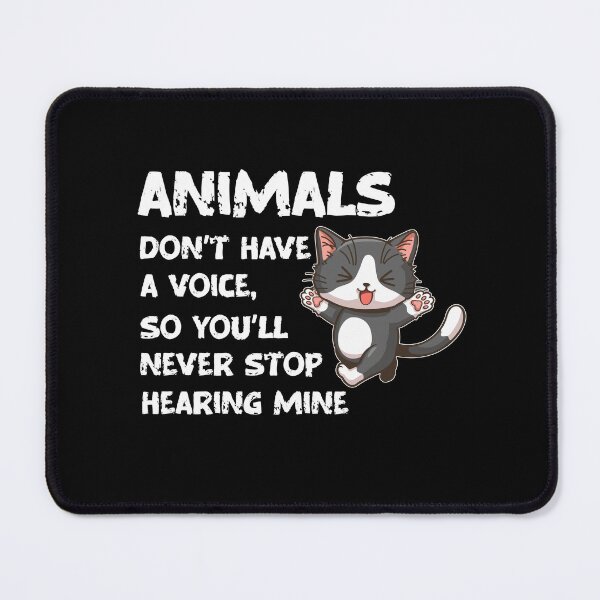 Item preview, Animals Don't Have A Voice, Wildlife Warrior designed and sold by SportyDogShop.