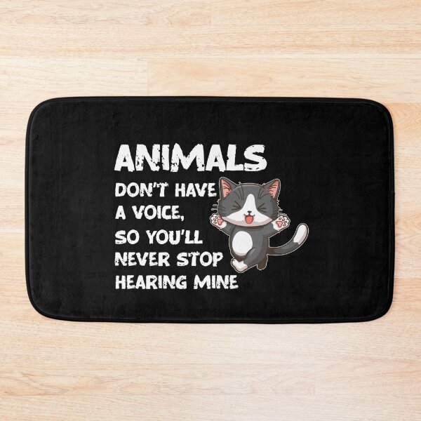 Item preview, Animals Don't Have A Voice, Wildlife Warrior designed and sold by SportyDogShop.