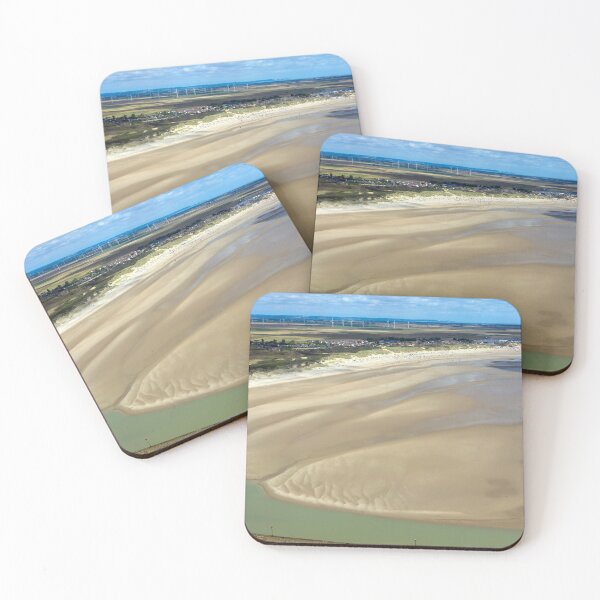 Item preview, Aerial views over Rye Harbor, East Sussex, including  the estuary of the River Rother, Camber Sands  and the Little Cheyne Court Wind Farm. designed and sold by JohnGaffen.