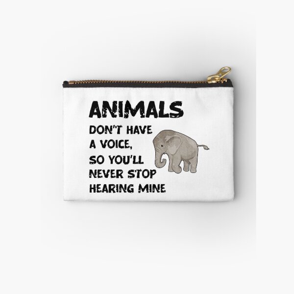 Item preview, Animals Don't Have A Voice, Wildlife Warrior designed and sold by SportyDogShop.