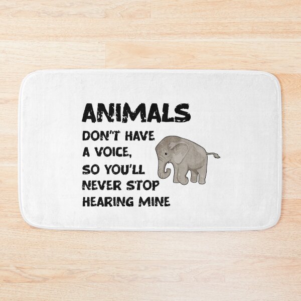 Item preview, Animals Don't Have A Voice, Wildlife Warrior designed and sold by SportyDogShop.