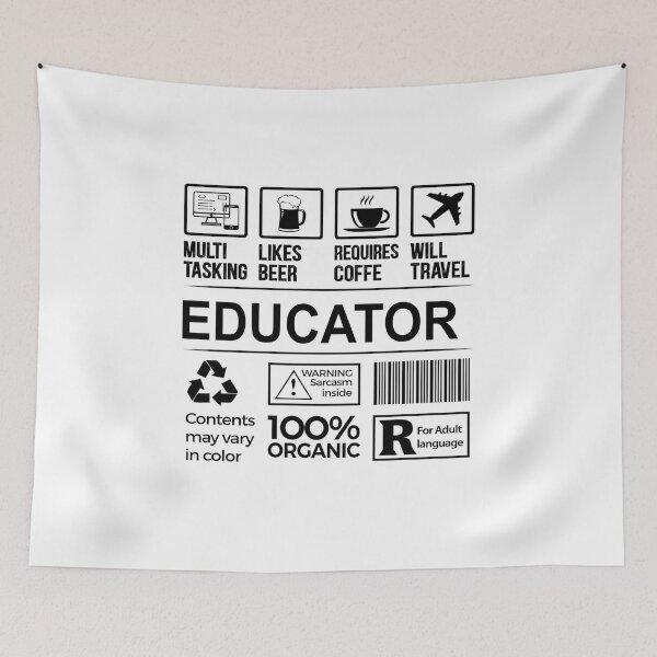 Item preview, educator T Shirt, MultiTasking Certified Job Gift Item, Job Profession,Mens Womens Girls Dad, educator Christmas Birthday Gift designed and sold by xlnv.