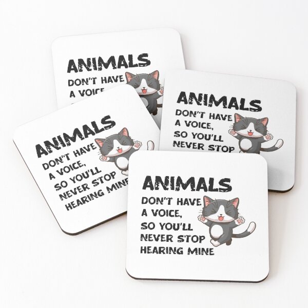 Item preview, Animals Don't Have A Voice, Wildlife Warrior designed and sold by SportyDogShop.