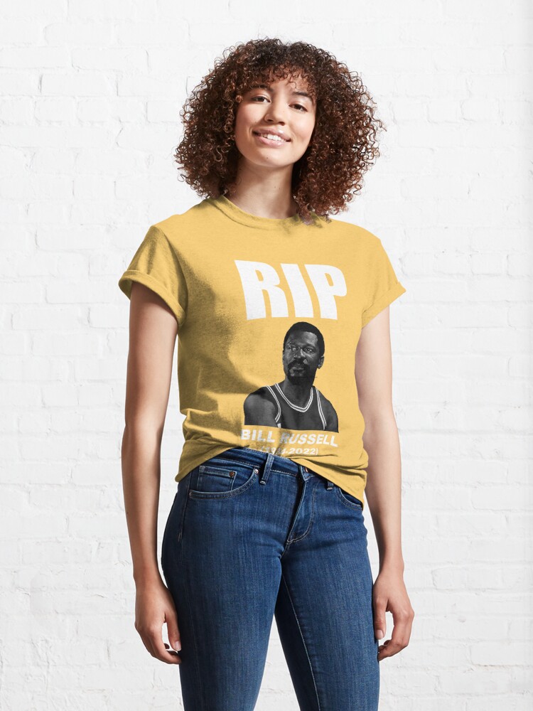 Discover Rip Bill Russell Legend, Rip Bill Russell, 1934-2022 T-Shirt