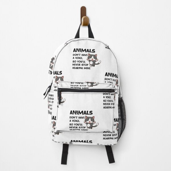 Item preview, Animals Don't Have A Voice, Wildlife Warrior designed and sold by SportyDogShop.