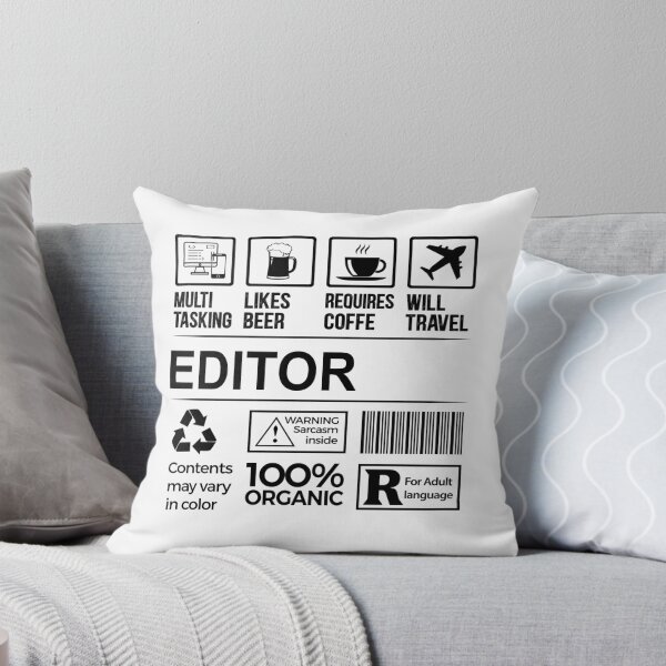 Item preview, editor T Shirt, MultiTasking Certified Job Gift Item, Job Profession,Mens Womens Girls Dad, editor Christmas Birthday Gift designed and sold by xlnv.