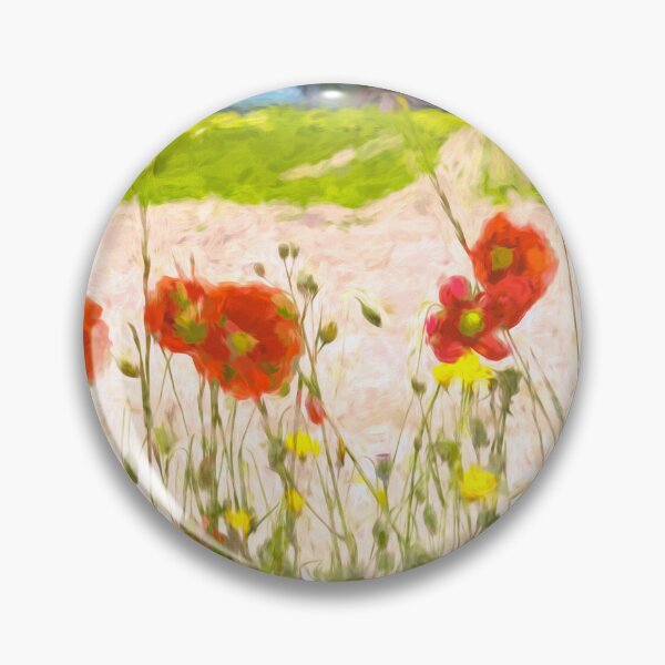 Item preview, Red Poppies at the Farm designed and sold by nbrandsberg.