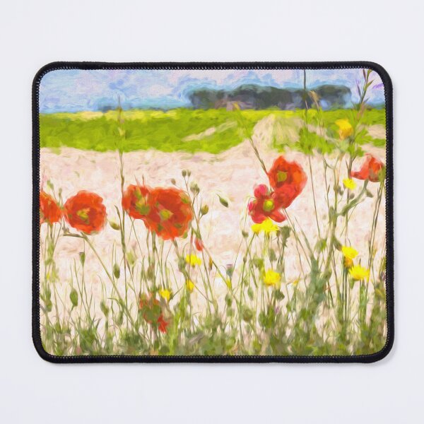 Item preview, Red Poppies at the Farm designed and sold by nbrandsberg.