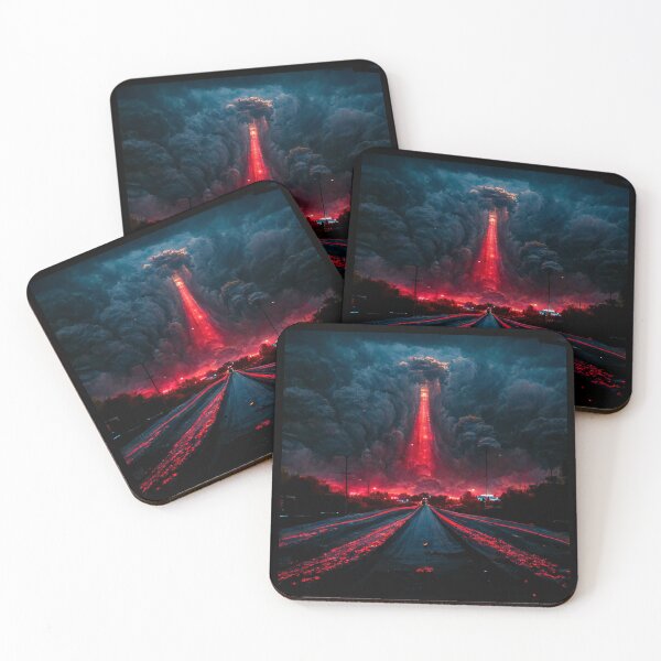 Item preview, The Road To Hell Red Cloud Beam Painting designed and sold by hiunlimit.