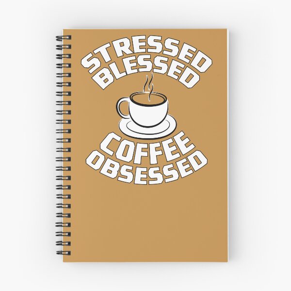 Item preview, Stressed Blessed and Coffee Obsessed funny quote designed and sold by Harlake.