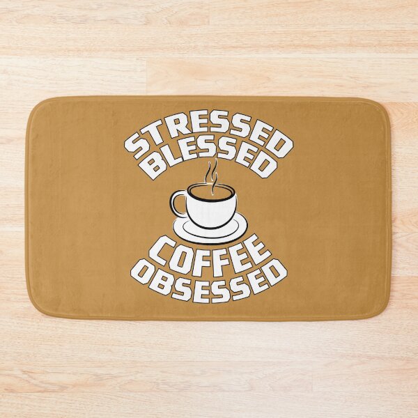 Item preview, Stressed Blessed and Coffee Obsessed funny quote designed and sold by Harlake.