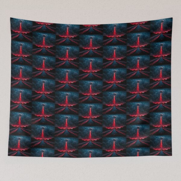 Item preview, The Road To Hell Red Cloud Beam Painting designed and sold by hiunlimit.