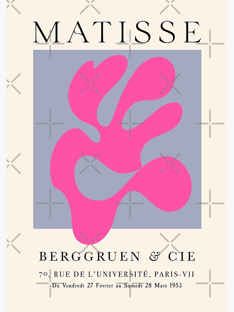 Henri Matisse Design |  Matisse Merch Poster