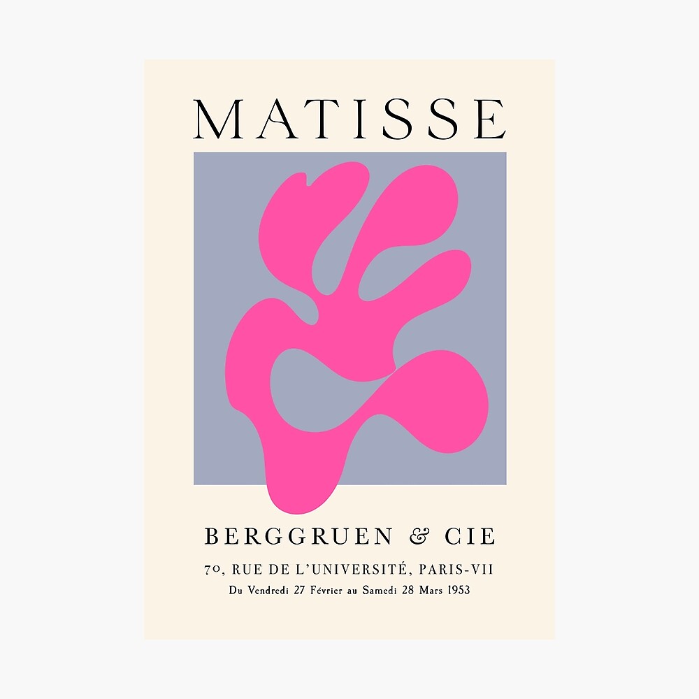 Henri Matisse Design |  Matisse Merch Poster