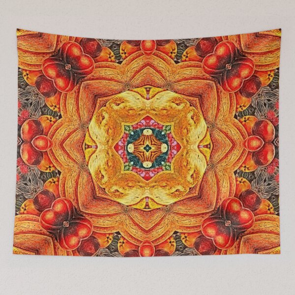 Item preview, STIMULATING AND FUNNY PAINTING WINDOW WITH COLORFUL SCENTS AND AUTUMN FRUITS. designed and sold by Ralek.