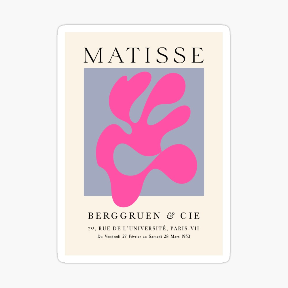 Henri Matisse Design |  Matisse Merch Poster