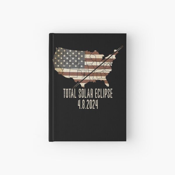 Item preview, Total Solar Eclipse 4.8.2024 Path Of Totality USA Map Gear designed and sold by DynamicDesign.
