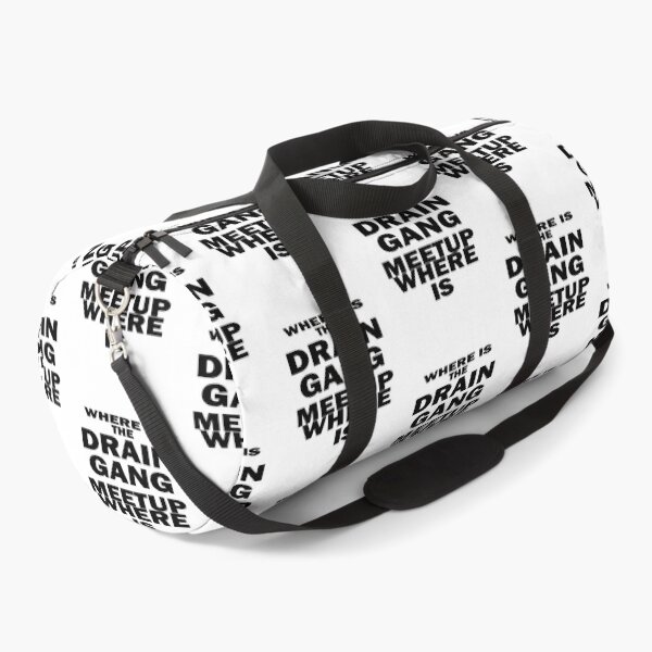 Item preview, Where Is The Drain Gang Meetup Black Text designed and sold by LadyMoldavites.