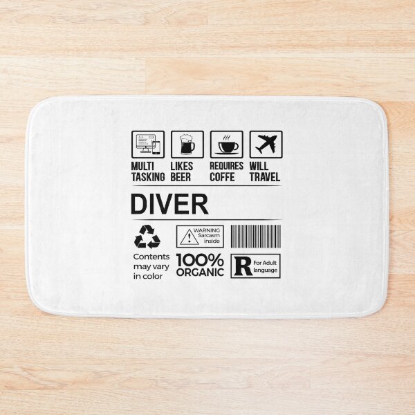 Item preview, diver T Shirt, MultiTasking Certified Job Gift Item, Job Profession,Mens Womens Girls Dad, diver Christmas Birthday Gift designed and sold by xlnv.