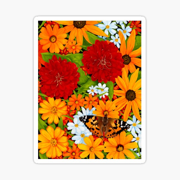 Painted Lady Sticker