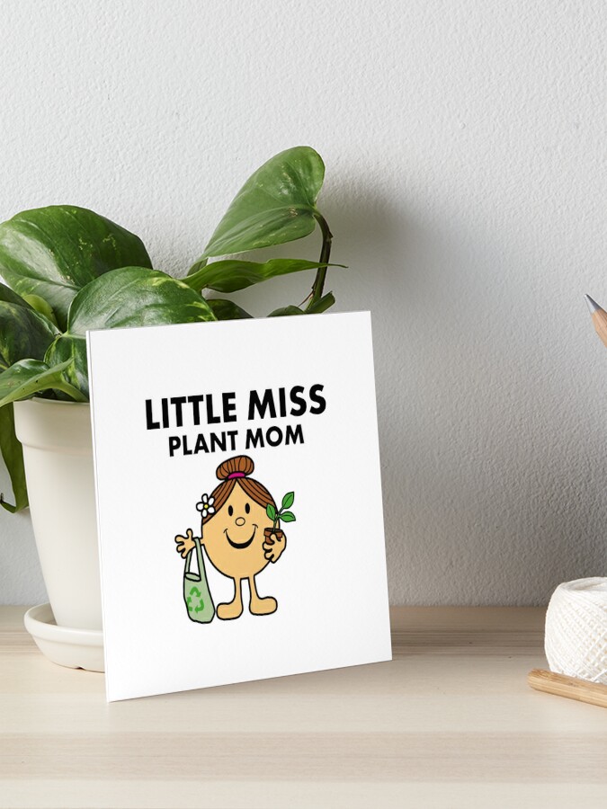 little miss plant mom Sticker for Sale by pnkrose