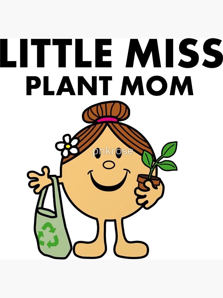 Thumbnail 3 of 3, Magnet, little miss plant mom designed and sold by pnkrose.