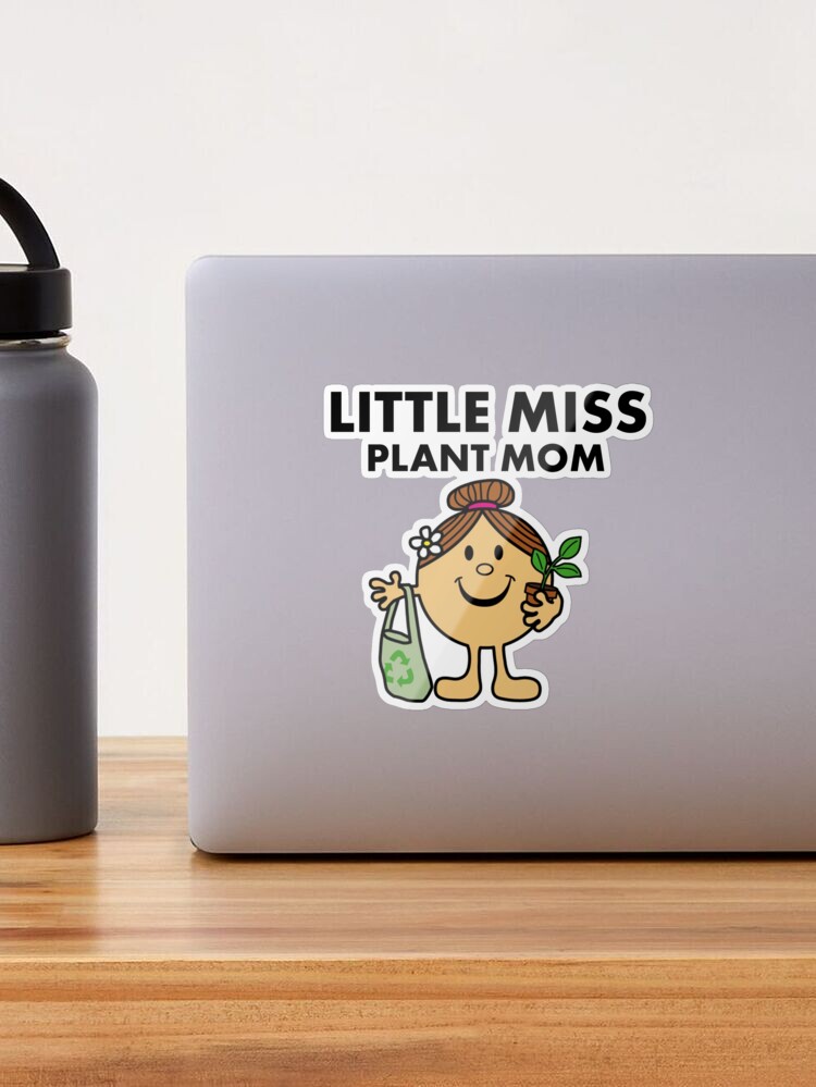 little miss plant mom Sticker for Sale by pnkrose