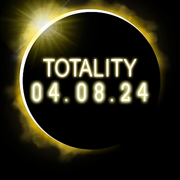 Vorschaubild zum Design Total Solar Eclipse Totality 04.08.24 Totality Solar Eclipse Gear von DynamicDesign
