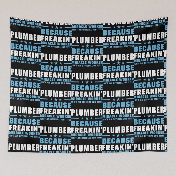 Item preview, Plumber Because Freakin_ Miracle Worker Isn_t An Official Job Title designed and sold by LadyMoldavites.