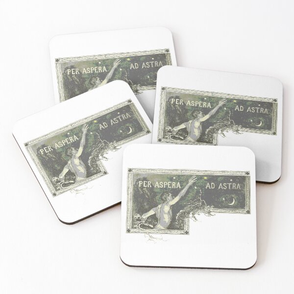 Item preview, Per aspera ad astra: "through hardships to the stars" designed and sold by The Aloof.